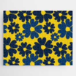 70s flower pattern Jigsaw Puzzle