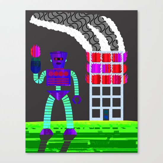 the arsonist Canvas Print
