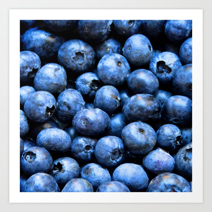 Blueberries Art Print