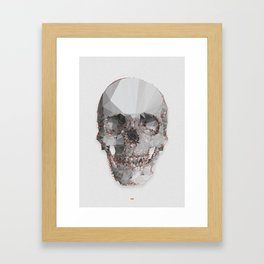 Skull mesh Framed Art Print