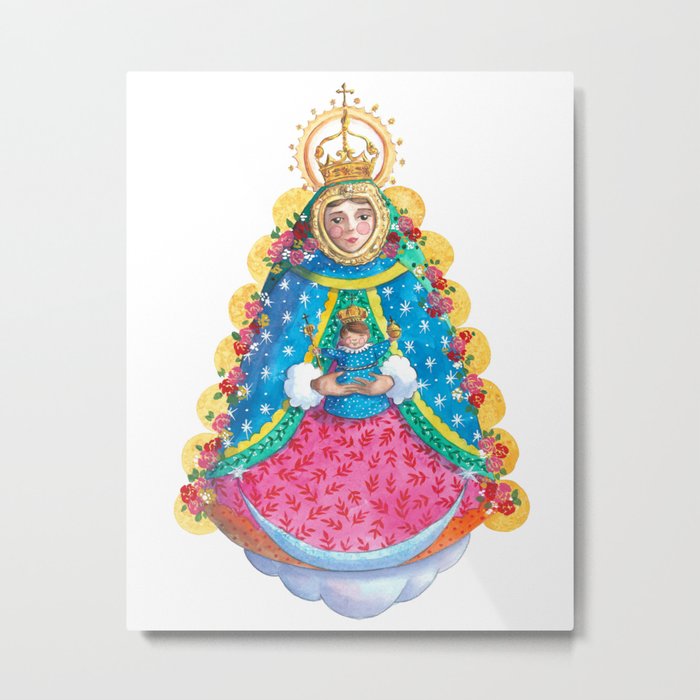 Our Lady of el Rocio / Virgen del Rocio Reina Metal Print