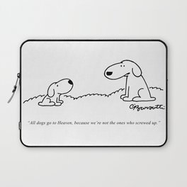Barsotti, All dogs Go To Heaven Artwork, for Wall Art, Prints, Tshirts, Men, Women, Youth Laptop Sleeve