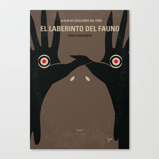 No061 My Pans Labyrinth minimal movie poster Canvas Print
