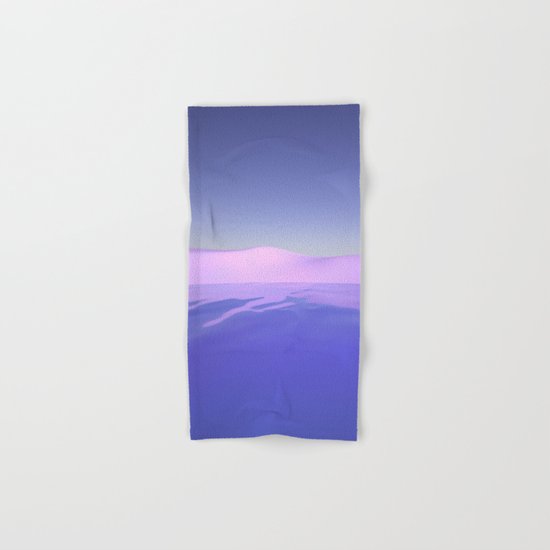 Purple Beach Hand & Bath Towel