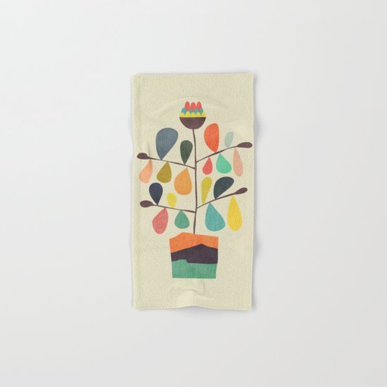 Potted Plant 4 Hand & Bath Towel