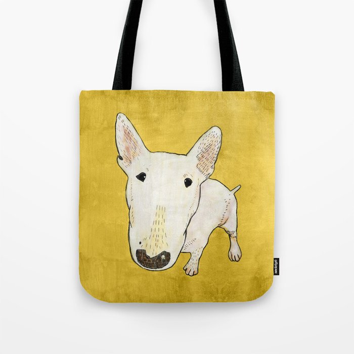 English Bull Terrier pop art Tote Bag