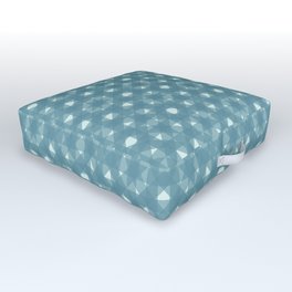 Weave pattern blue Outdoor Floor Cushion