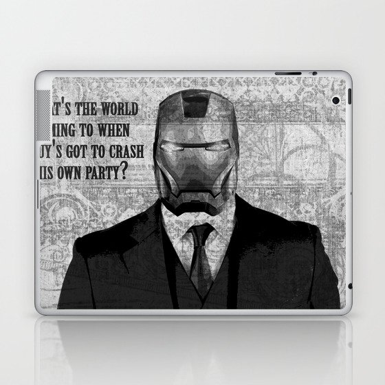 Unreal Party Iron Man Laptop iPad Skin by MkY111 Society6