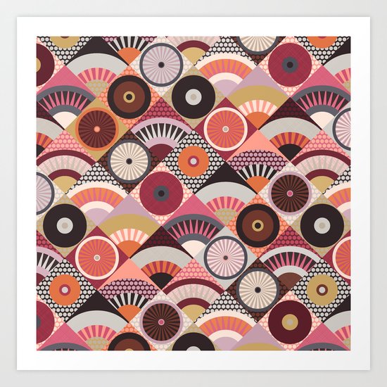 mountain berry Art Print