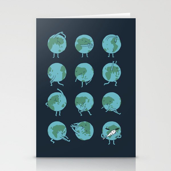 Global Warming Up Stationery Cards