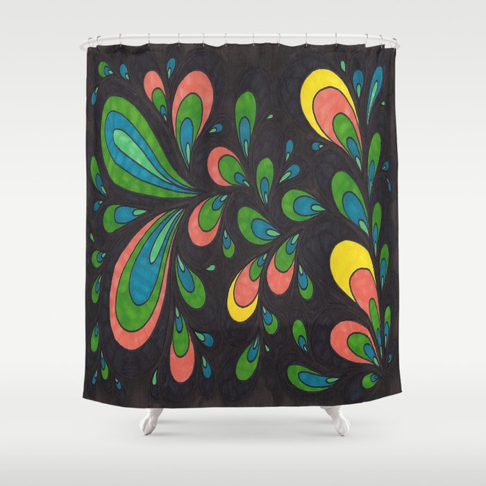 Coloring 2 Shower Curtain