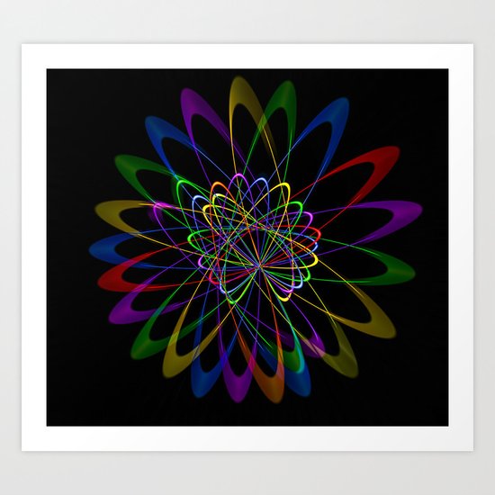 Abstract perfektion 79 Art Print
