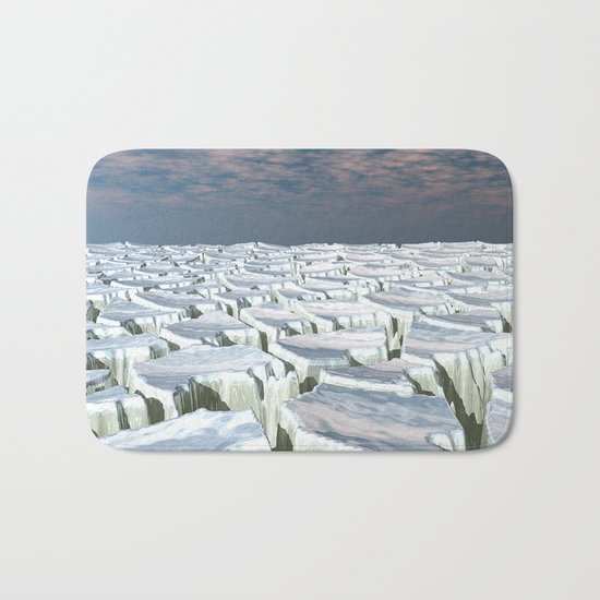 Fragmented Landscape Bath Mat