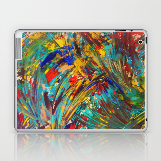 Fireworks In Color Bold Abstract Acrylic Painting Lovely