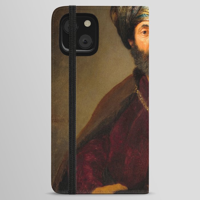 Man in Oriental Costume, 1635 by Rembrandt van Rijn iPhone Wallet Case