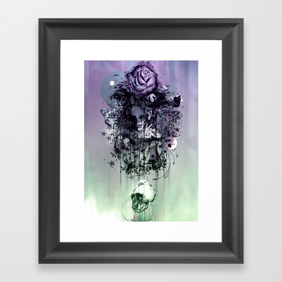 Doom and Bloom Framed Art Print