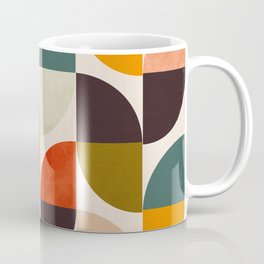 bauhaus mid century geometric shapes 9 Mug