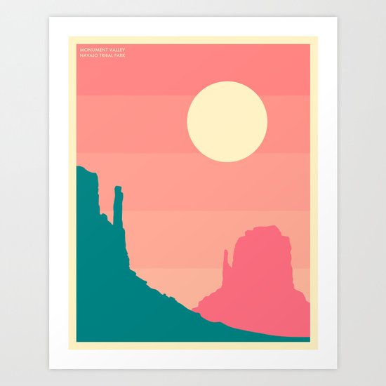 MONUMENT VALLEY Art Print