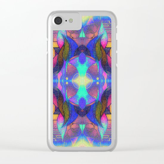 Mandala H II Clear iPhone Case