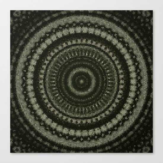 Fractal Kaleido Study 005 in CMR Canvas Print