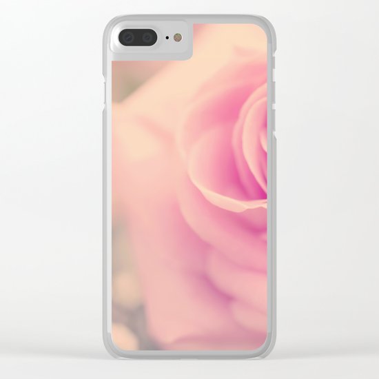 Vintage roses flowers floral - Pink rose flower bunch #Society6 Clear iPhone Case