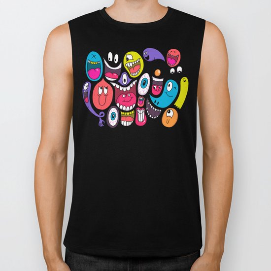 Friendly Faces Biker Tank
