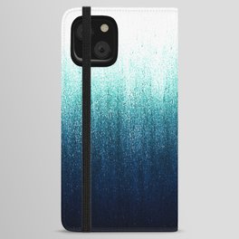 Teal Ombré iPhone Wallet Case