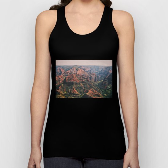 Vintage Hawaii Canyon Unisex Tank Top