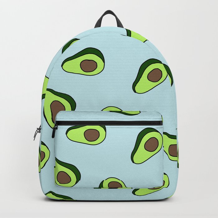 Vibrant Bright Avocado Print Backpack