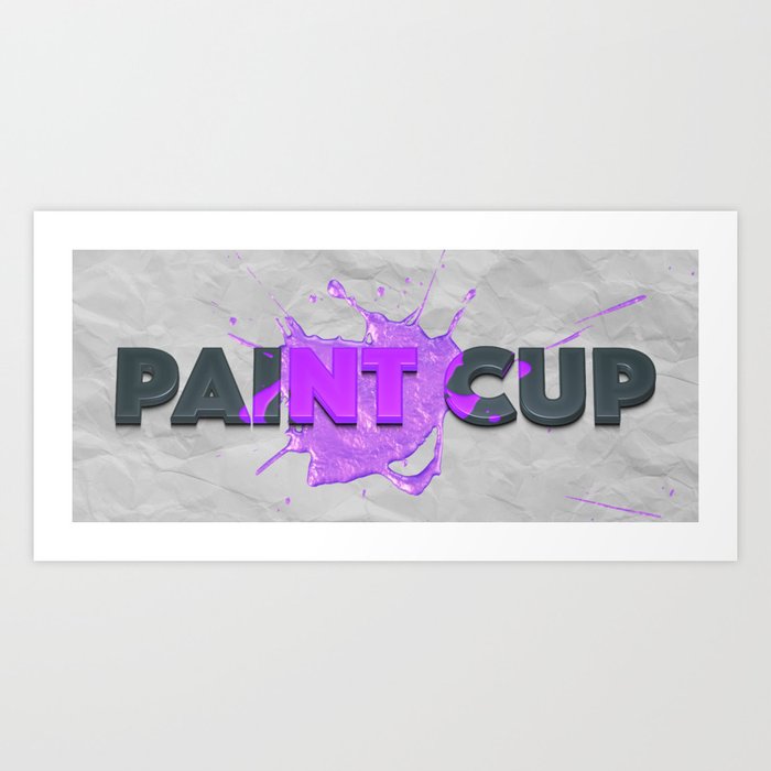 paint with this  Art Print