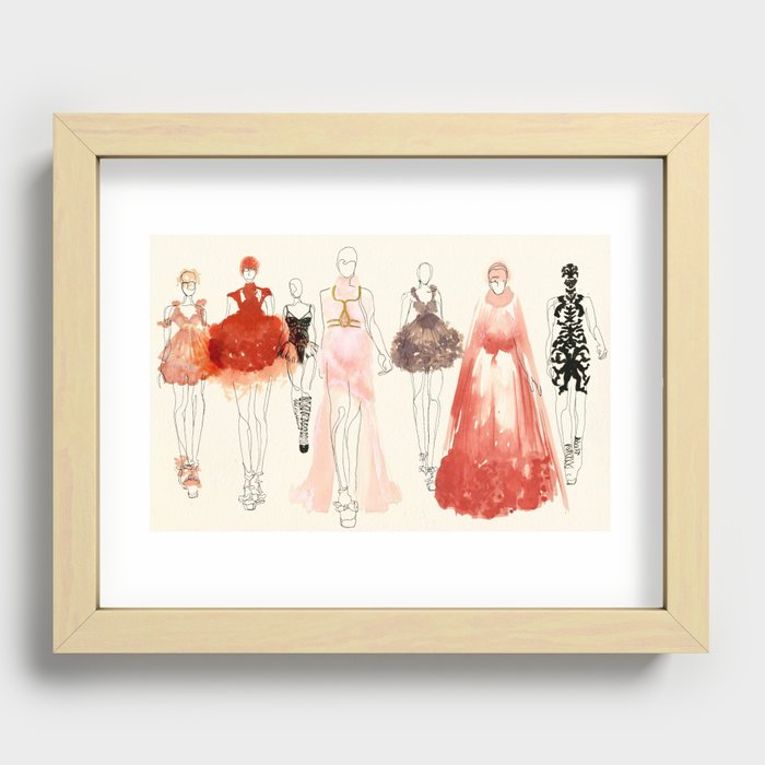 Alexander McQueen Fashion Illustrations 2013 Art Print by Kimberly Lynn Lams Society6