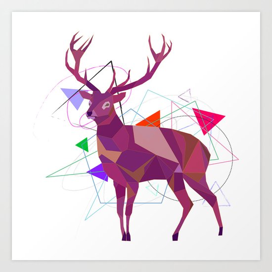 Deer Art Print