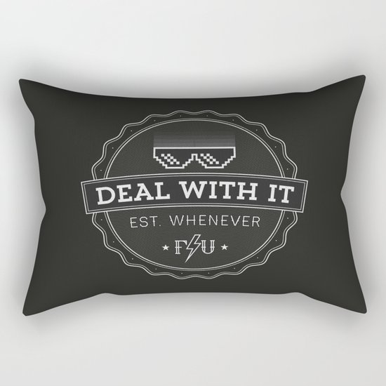 Deal With It Rectangular Pillow