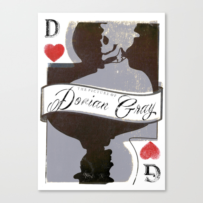 Dorian Gray Card Design Canvas Print By Watercolorcatlady Society6 Perfect for getting your students engaged in the rich characters of the novel. dorian gray card design canvas print by watercolorcatlady