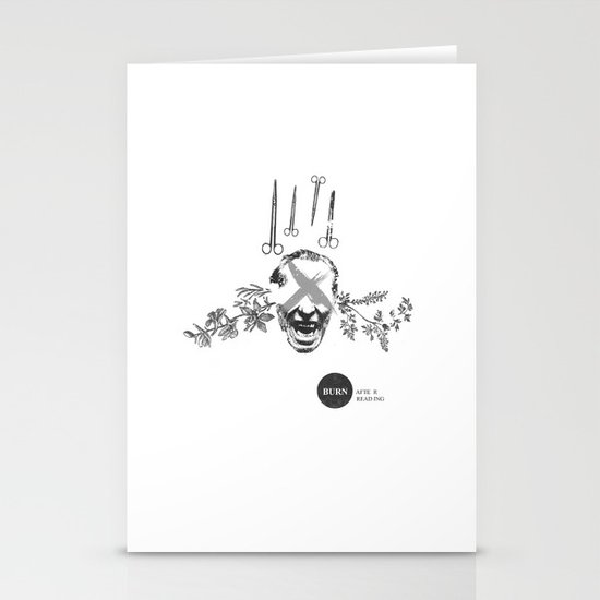 Burn After Reading | Collage Stationery Cards
