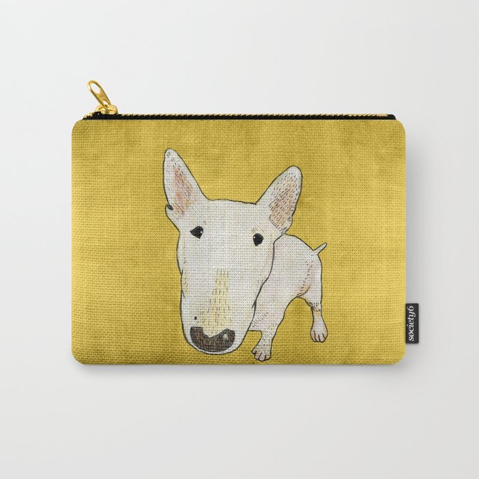 English Bull Terrier pop art Carry-All Pouch