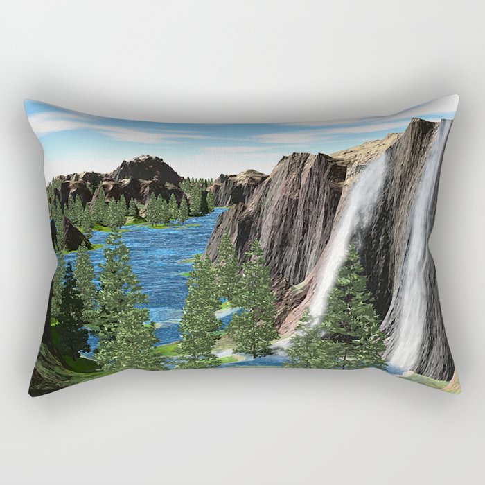 The Lake  Rectangular Pillow