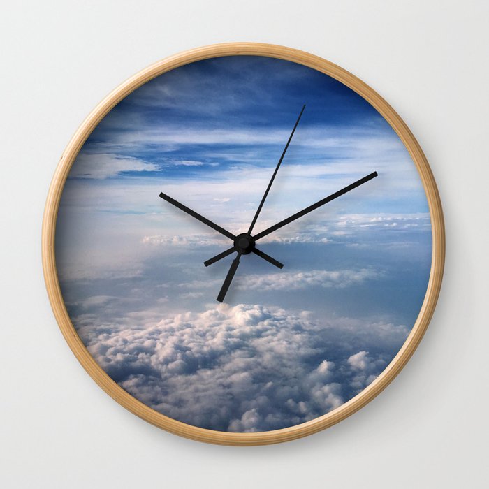 Clouds in the Sky Wall Clock