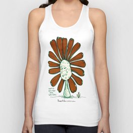"Watch Out For The Weirdos" Flowerkid Unisex Tank Top