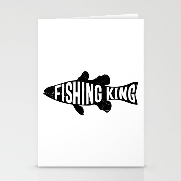 Fishing King Stationery Cards