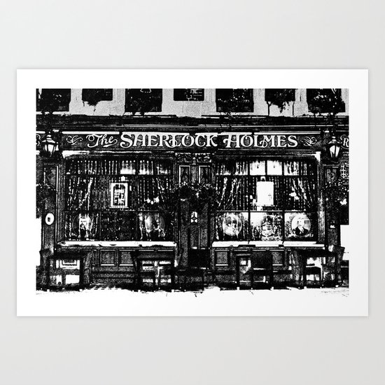 The Sherlock Holmes Pub London Art Print