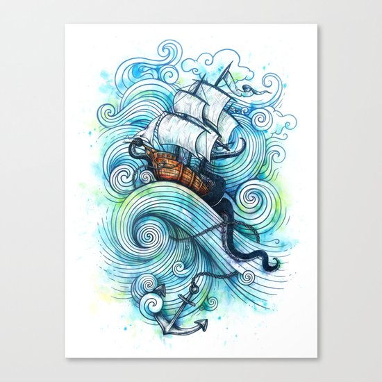 Long Journey Canvas Print