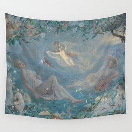  Titania asleep; a scene from ‘A Midsummer Night’s Dream’ John Simmons Wall Tapestry