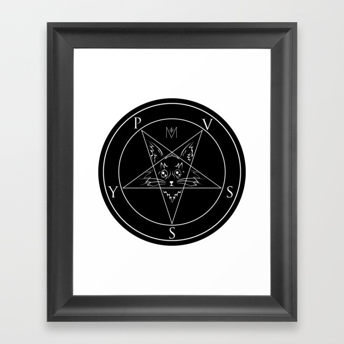 The Great Beast is a PVSSY Framed Art Print