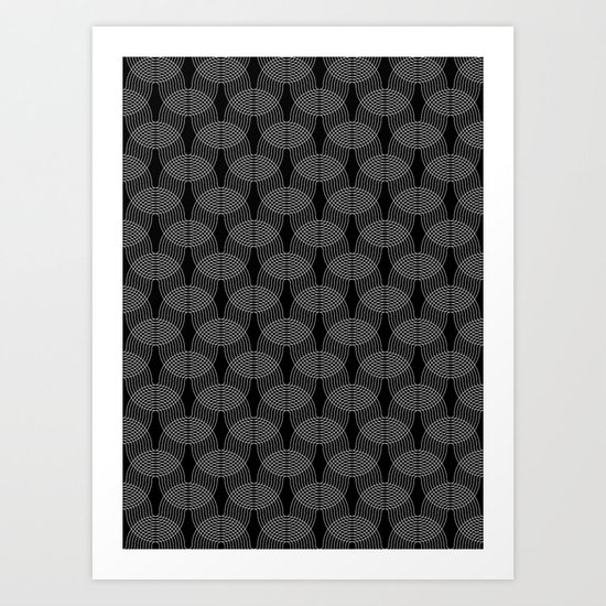 black undulation Art Print