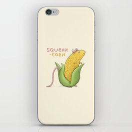 Squeak-corn iPhone Skin