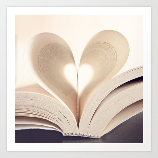 For the Love of Books Art Print