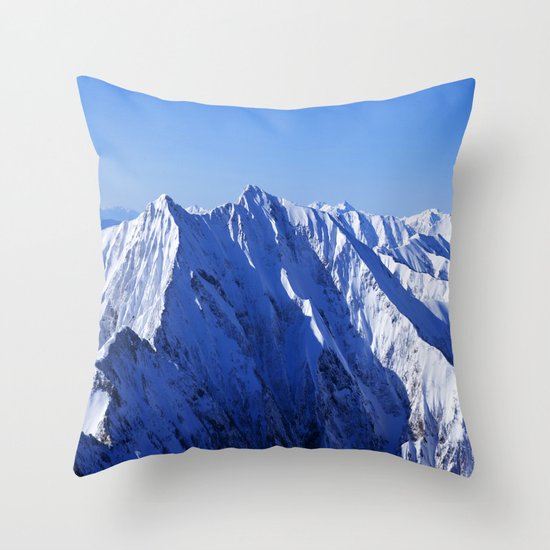 Shapes of big Mountain Throw Pillow by Natinas Society6