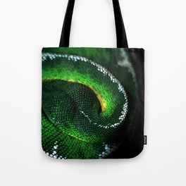 Green Snake Tote Bag