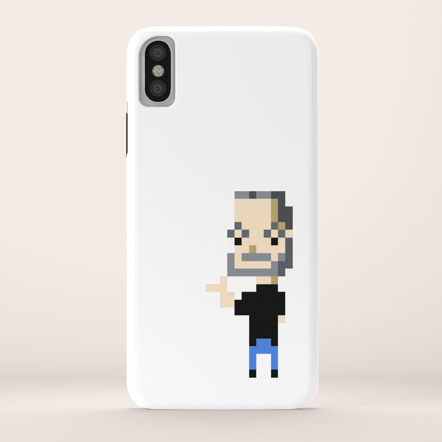 8 Bit Steve Jobs Iphone Case By Ifeelcool Society6 The guy was a business man at most. society6